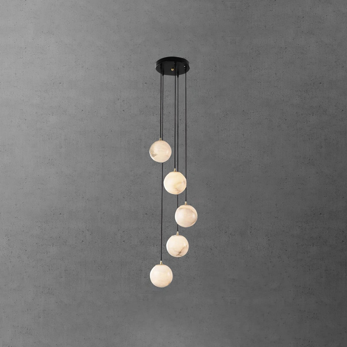 Sexta albasten hanglamp Kroonluchter