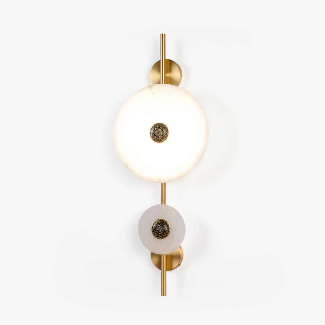 Evadne albasten wandlamp