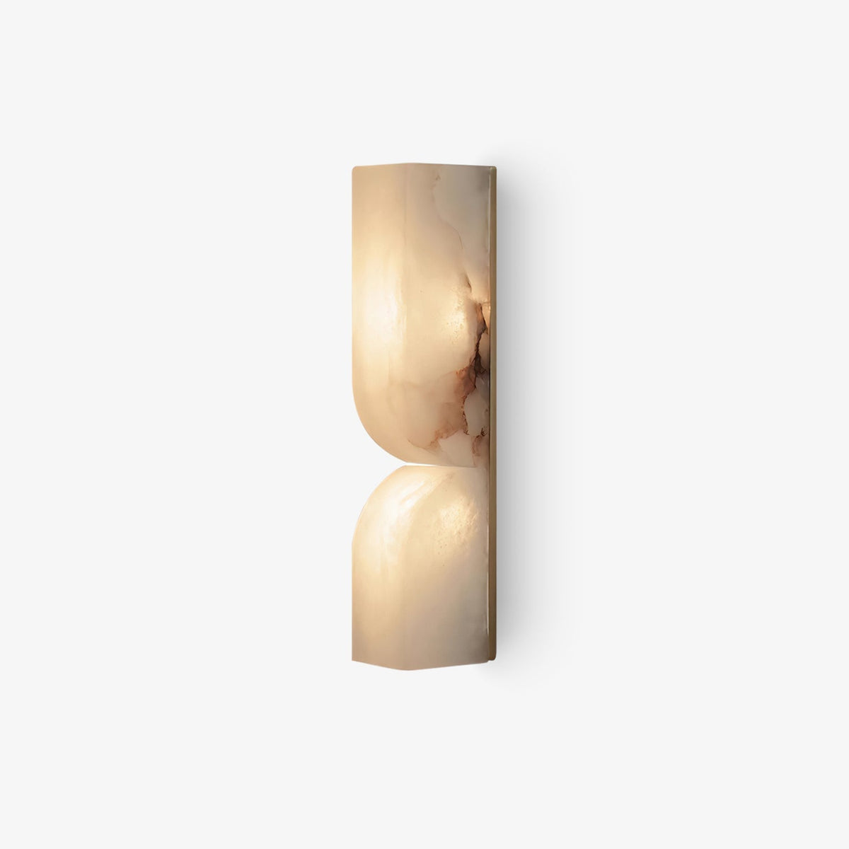 Niveelle Albast Rechthoekige wandlamp