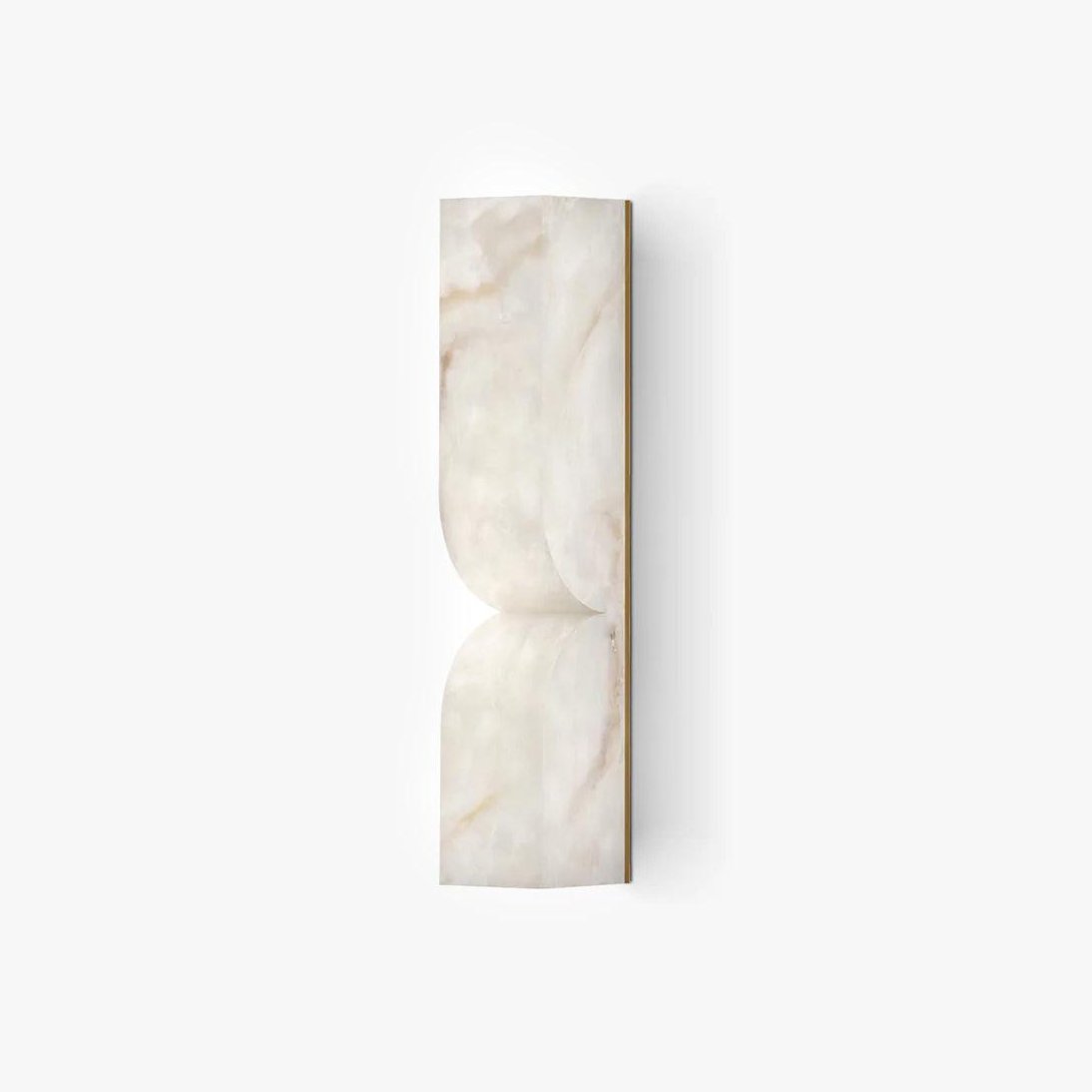 Niveelle Albast Rechthoekige wandlamp