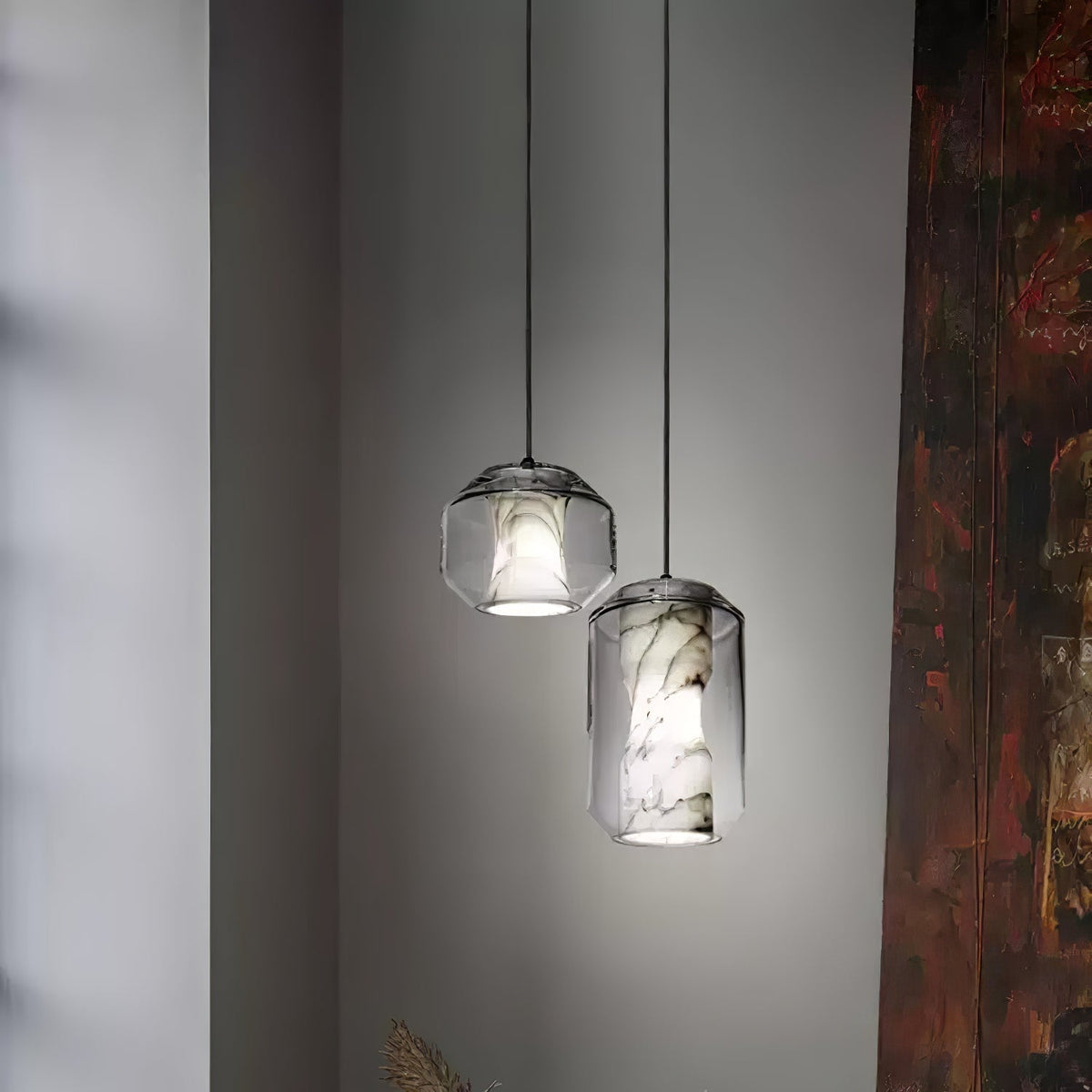 Aveneriella hanglamp albast