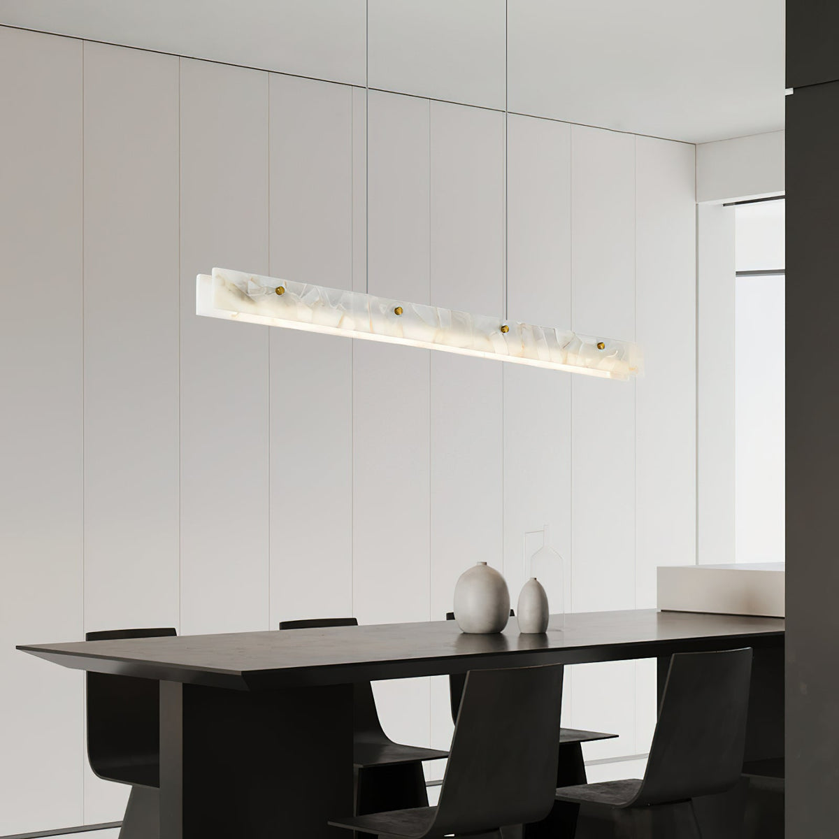 Vexor LED Moderne lineaire hanglamp van albast