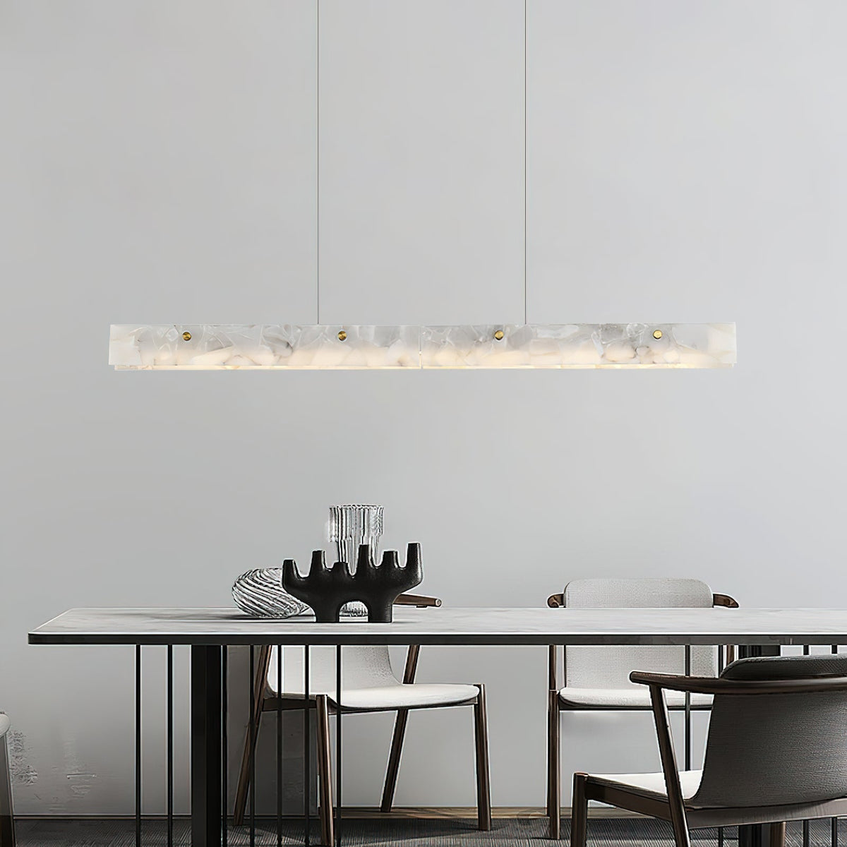 Vexor LED Moderne lineaire hanglamp van albast