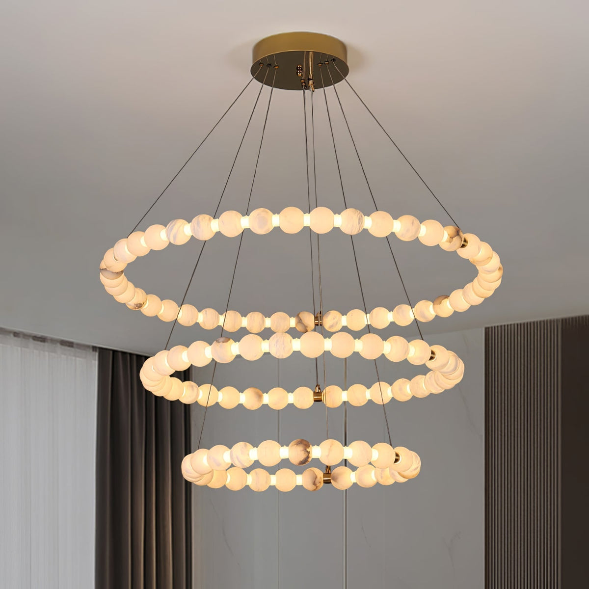 Eirelian modern Albast Hanglamp Kroonluchter