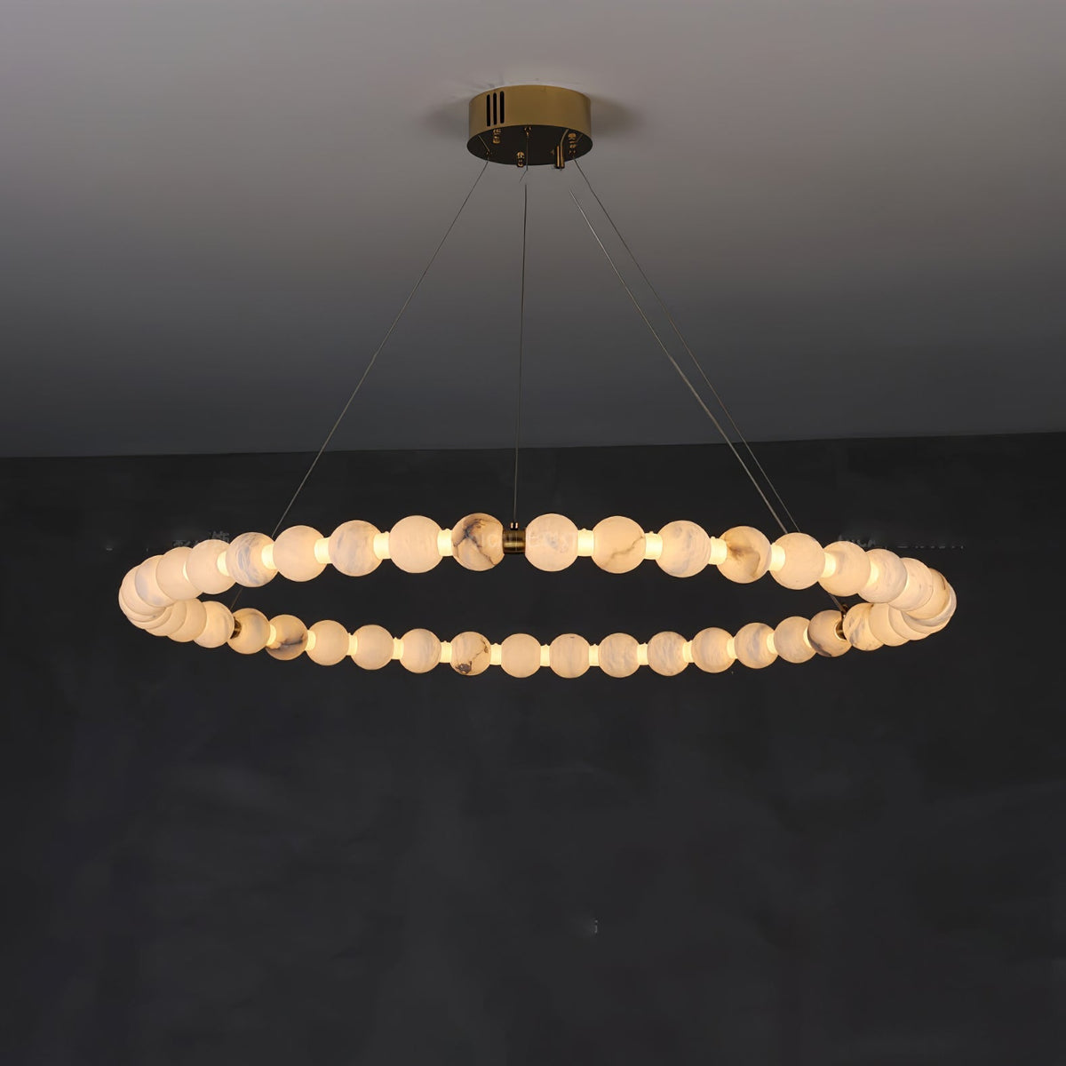Eirelian modern Albast Hanglamp Kroonluchter