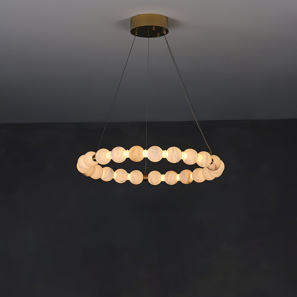 Eirelian modern Albast Hanglamp Kroonluchter