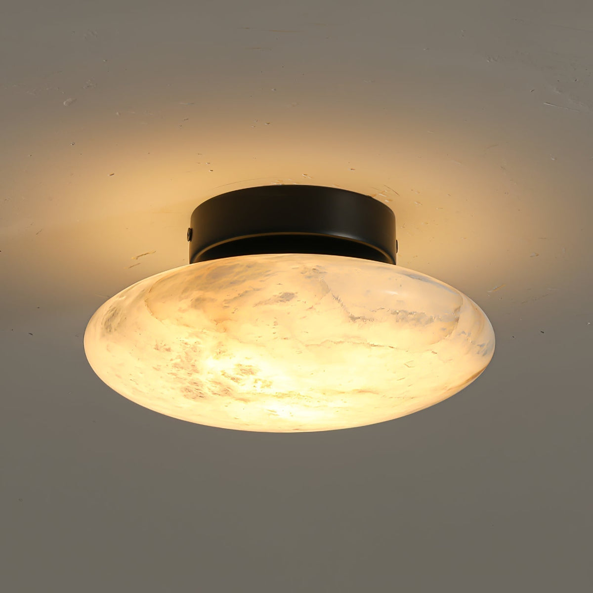 Vanorara minimalistische plafondlamp van albast