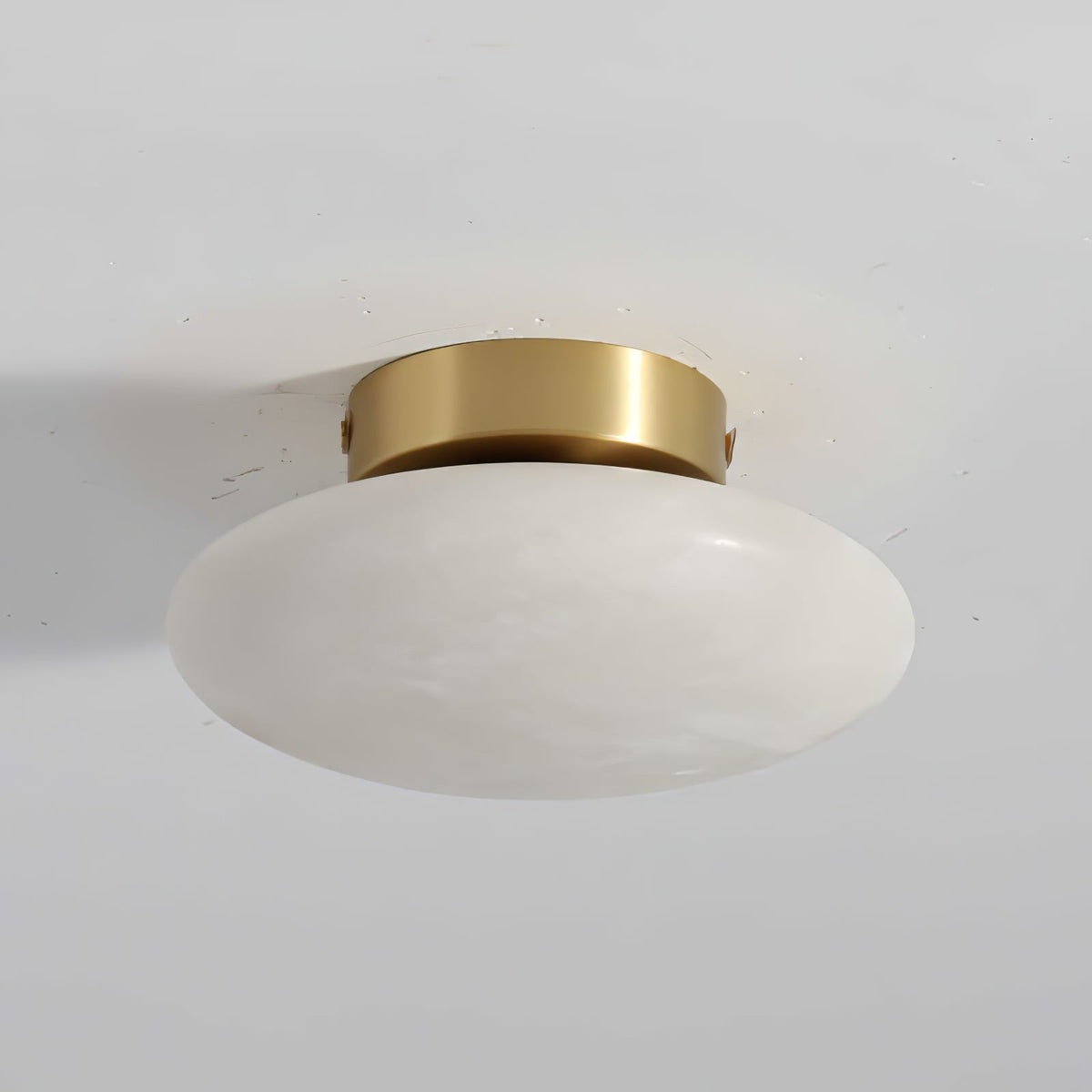 Vanorara minimalistische plafondlamp van albast