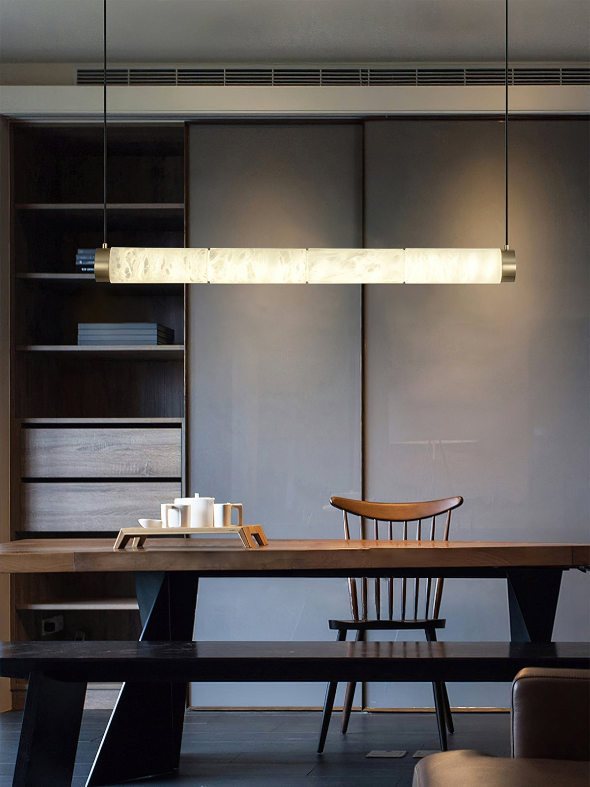 Plotuvyi Moderne hanglamp van albast