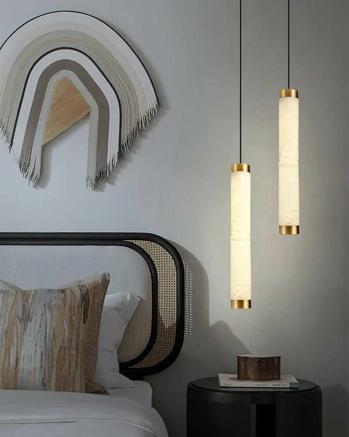 Plotuvyi Moderne hanglamp van albast