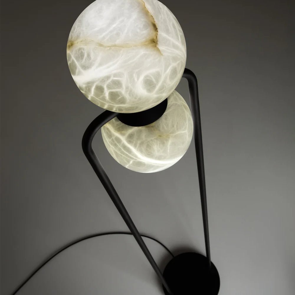 Callista minimalistisch albasten vloerlamp