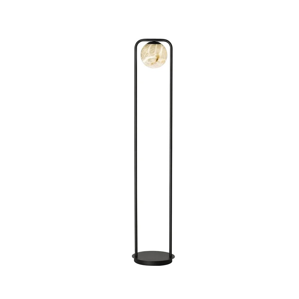 Callista minimalistisch albasten vloerlamp