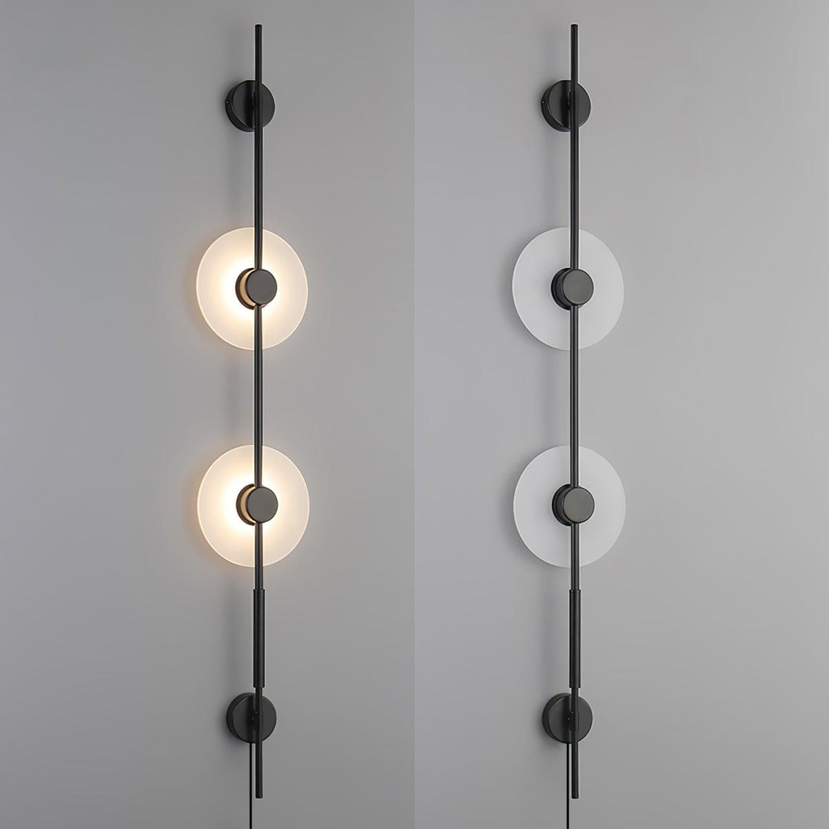 Albarina albasten wandlamp met Stekker