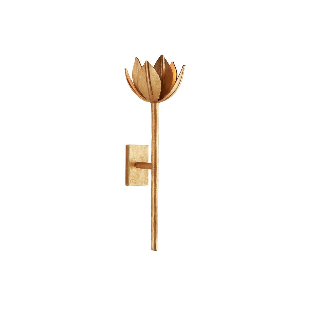 Clira messing wandlamp Lotus Bloom