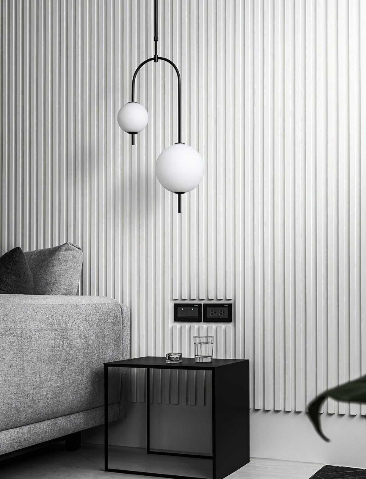 Ellise kunststof artistieke hanglamp