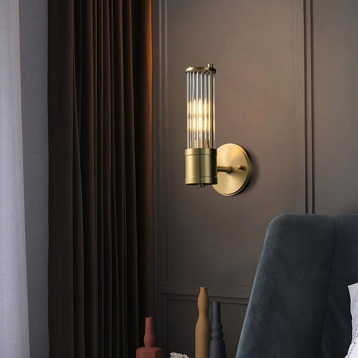 Vevenisra Noordse kunst cilinderglas wandlamp van glas