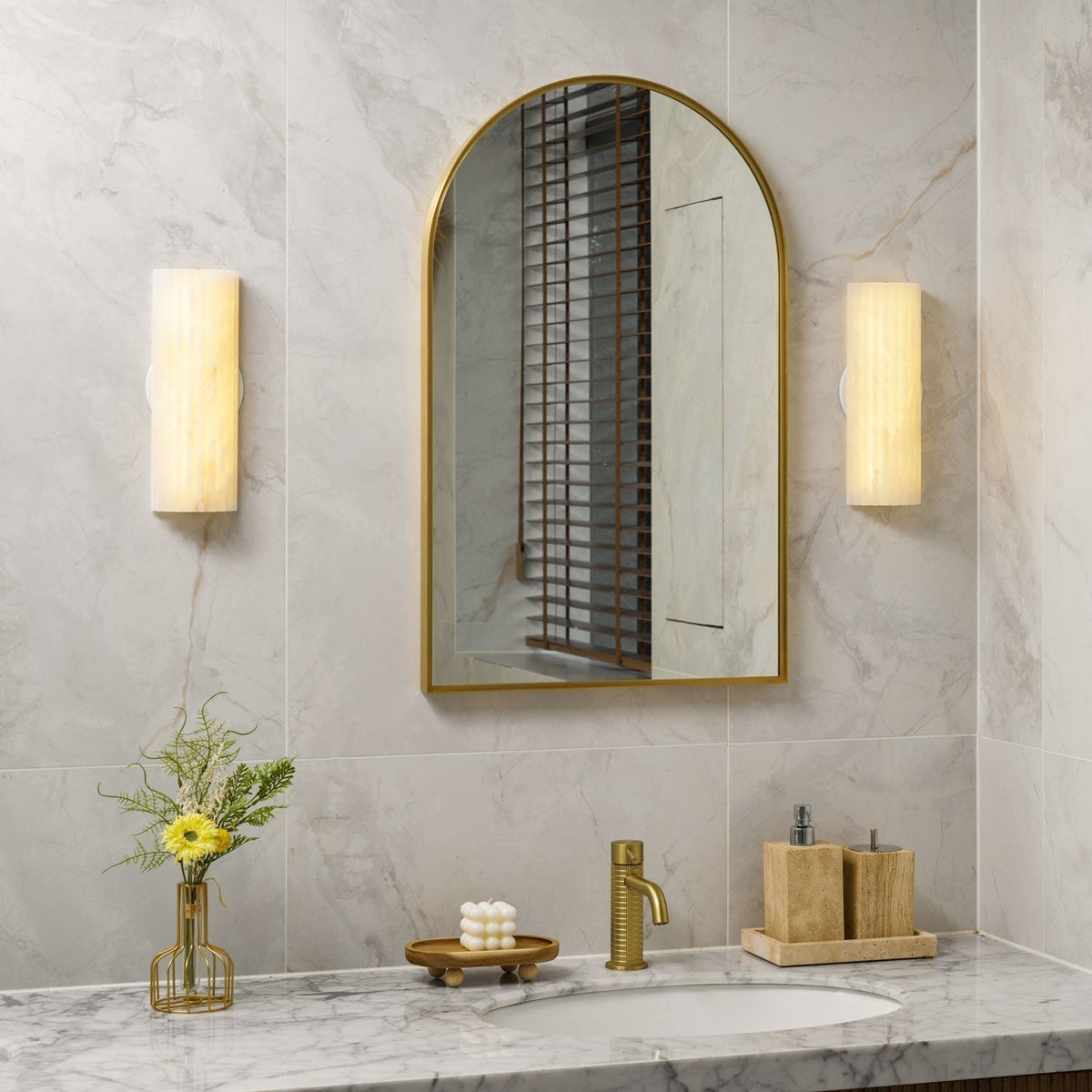 Orvian wandlamp Albast Minimalistisch