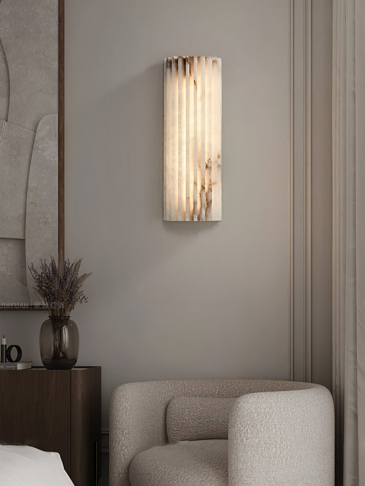Orvian wandlamp Albast Minimalistisch
