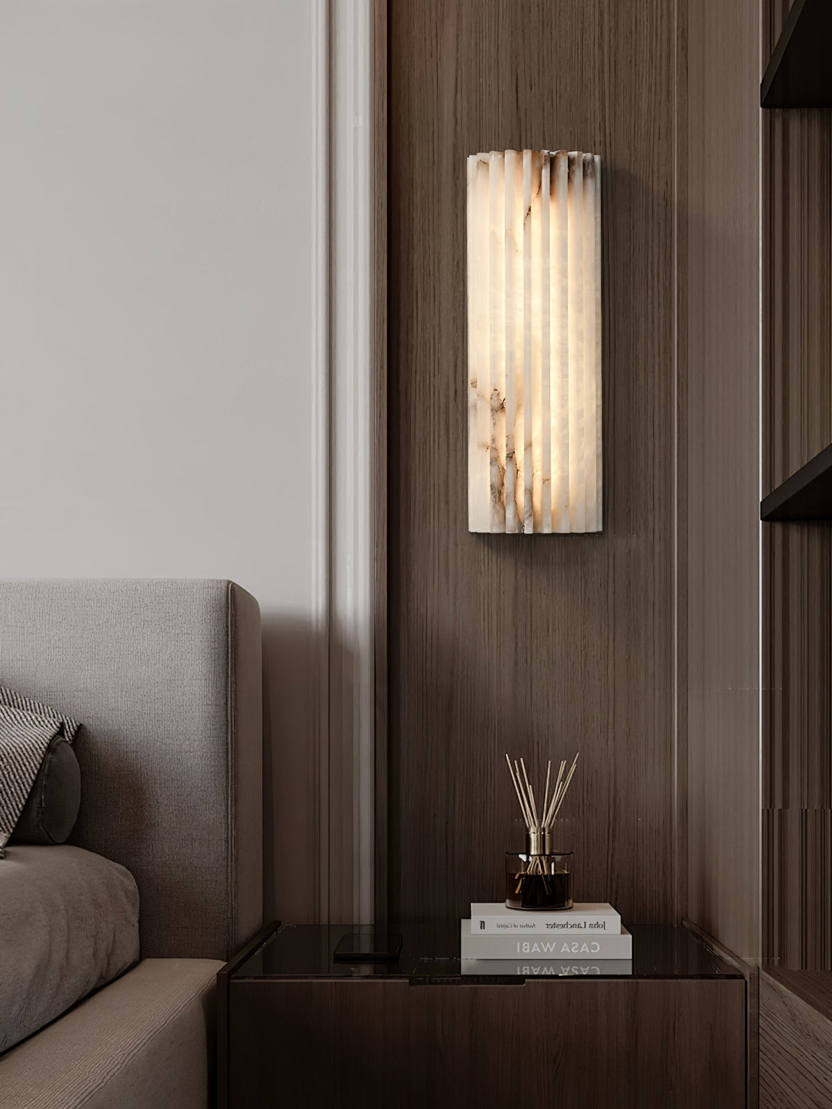 Orvian wandlamp Albast Minimalistisch