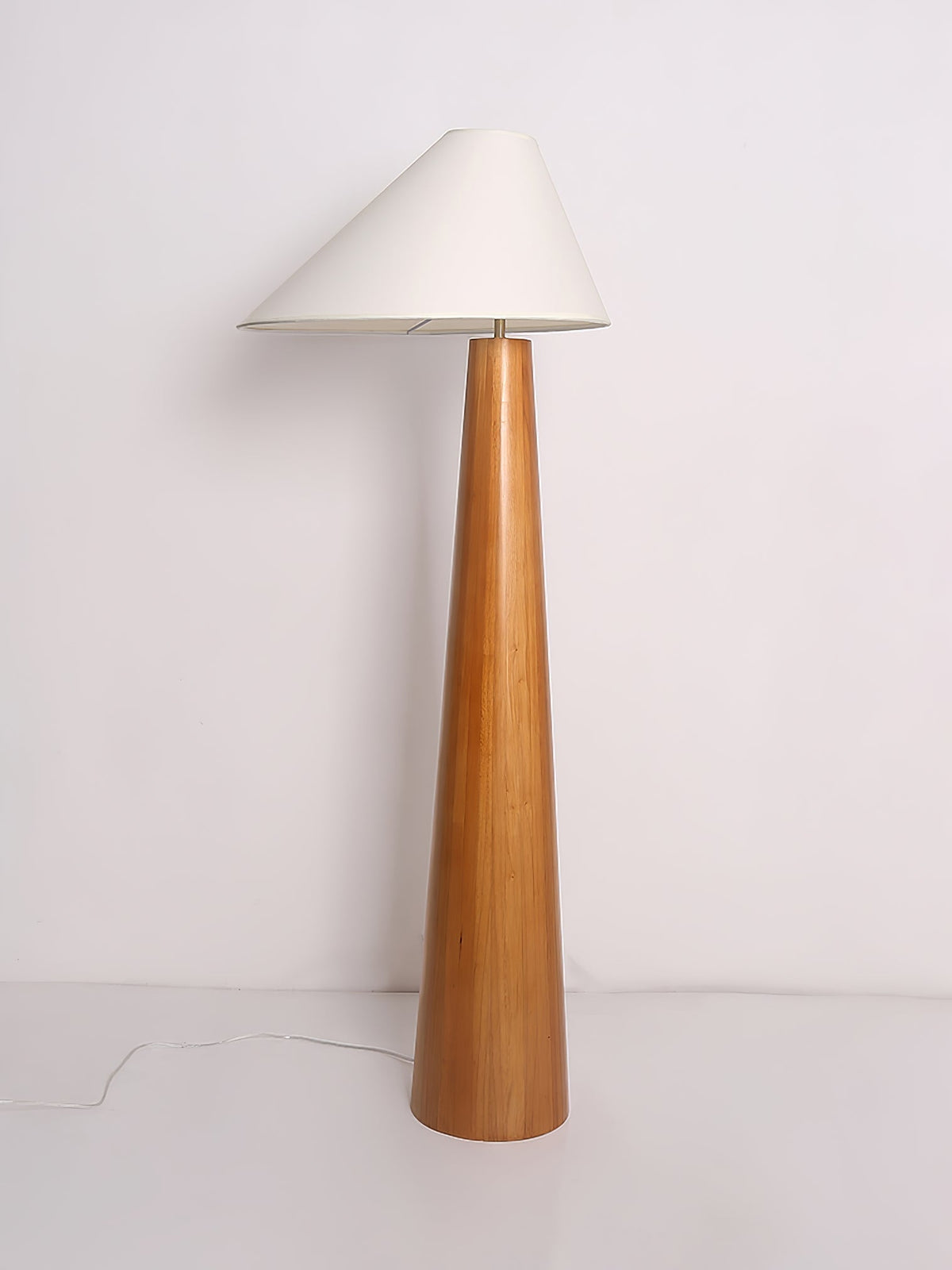 Pinnacle minimalistisch Houten vloerlamp