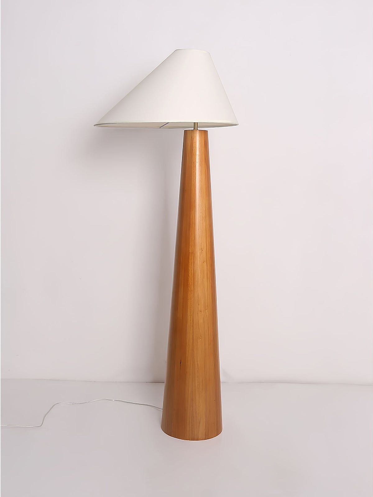 Pinnacle minimalistisch Houten vloerlamp