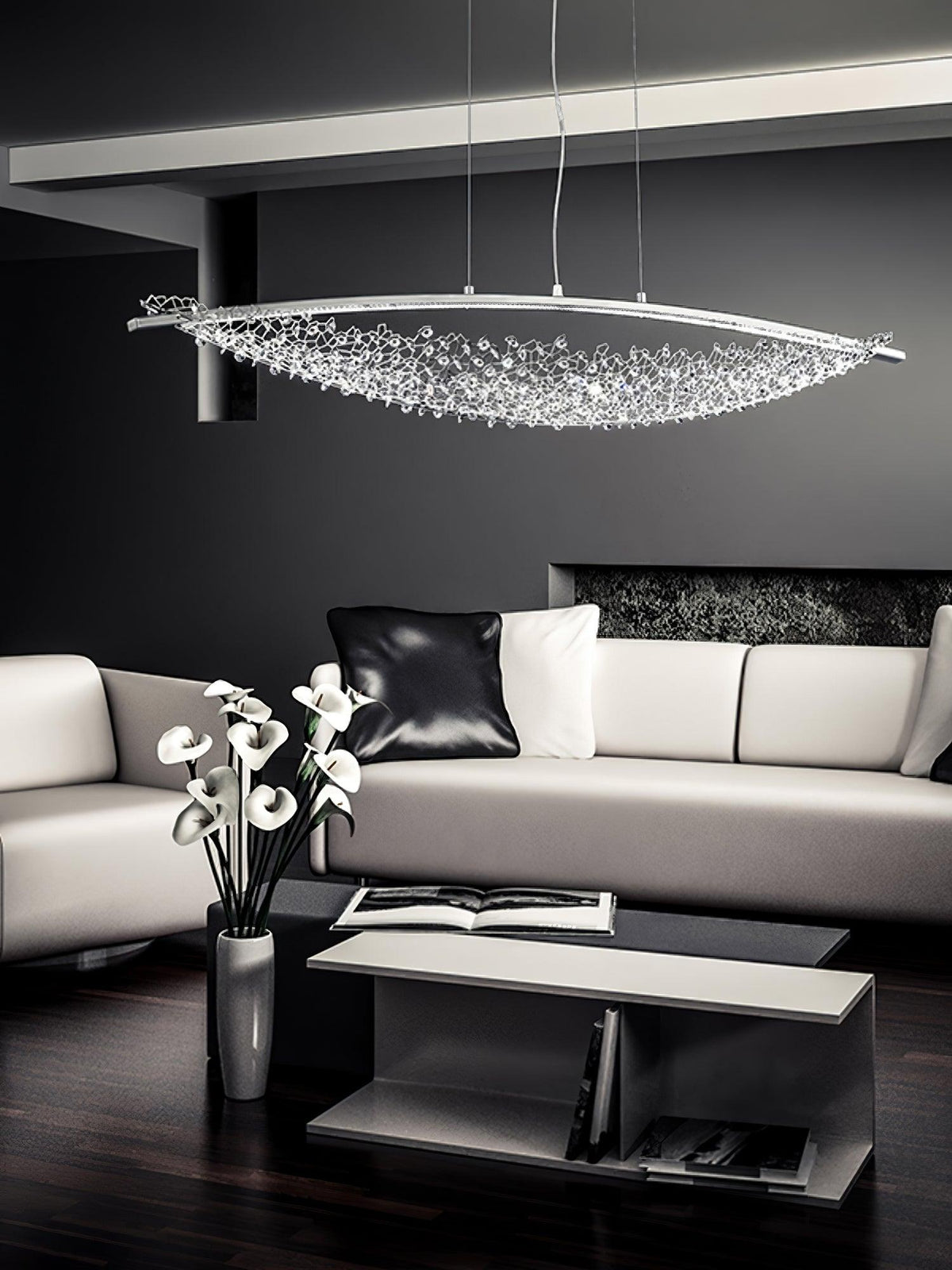 Elvarin kristal hanglamp
