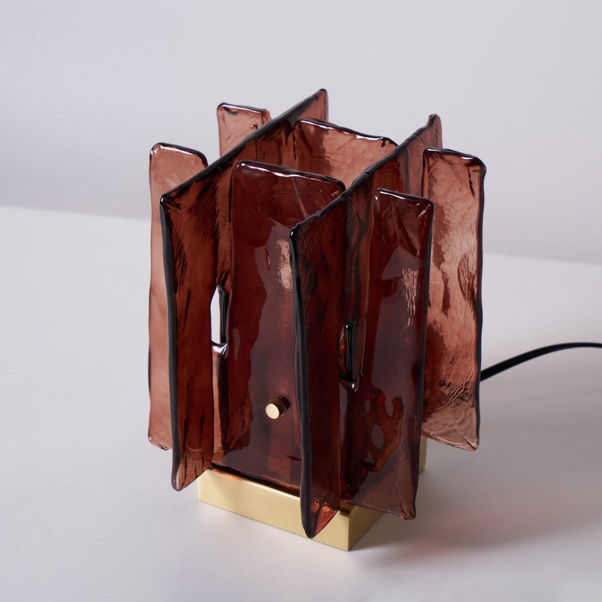 Avlaear Kunstglas tafellamp van glas