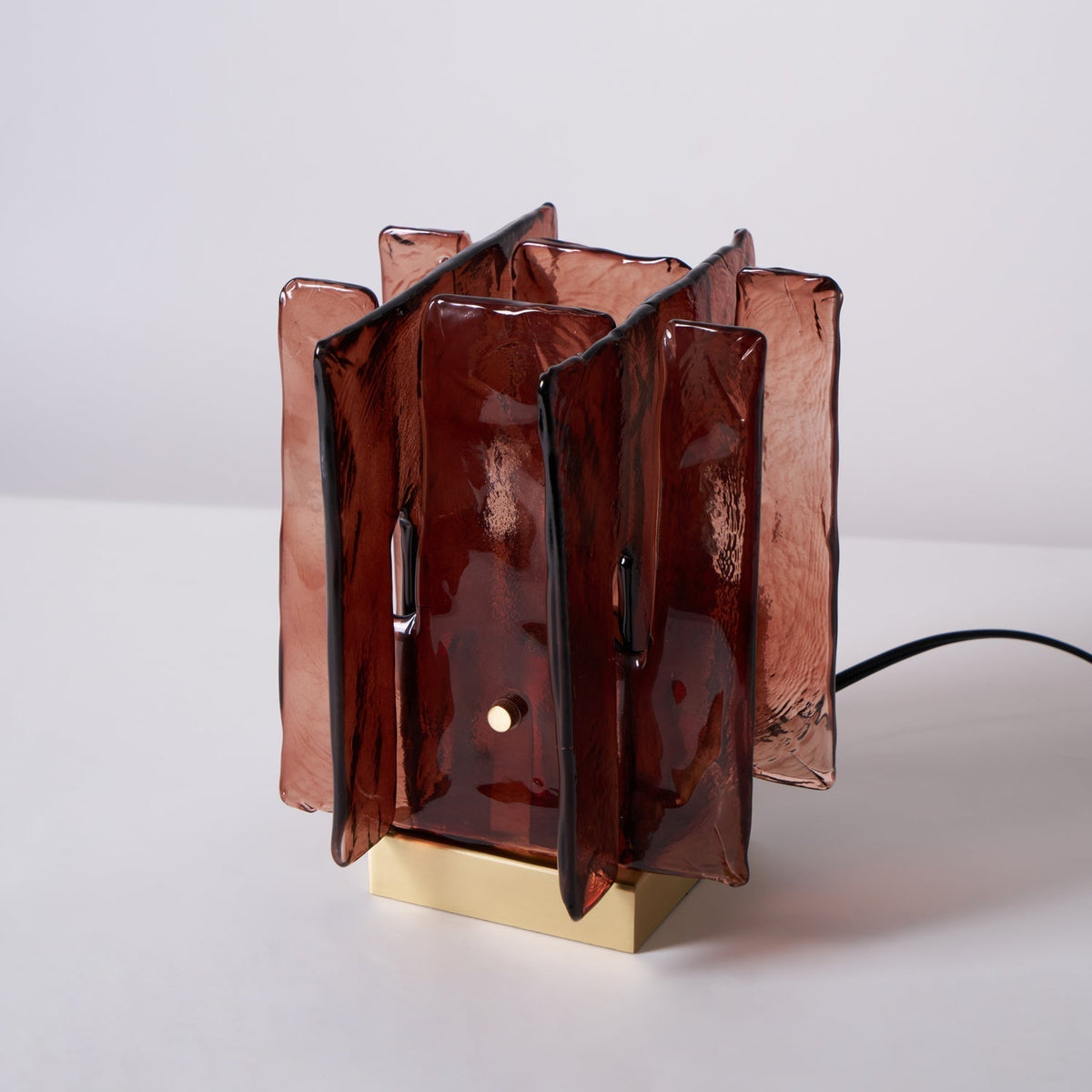 Avlaear Kunstglas tafellamp van glas