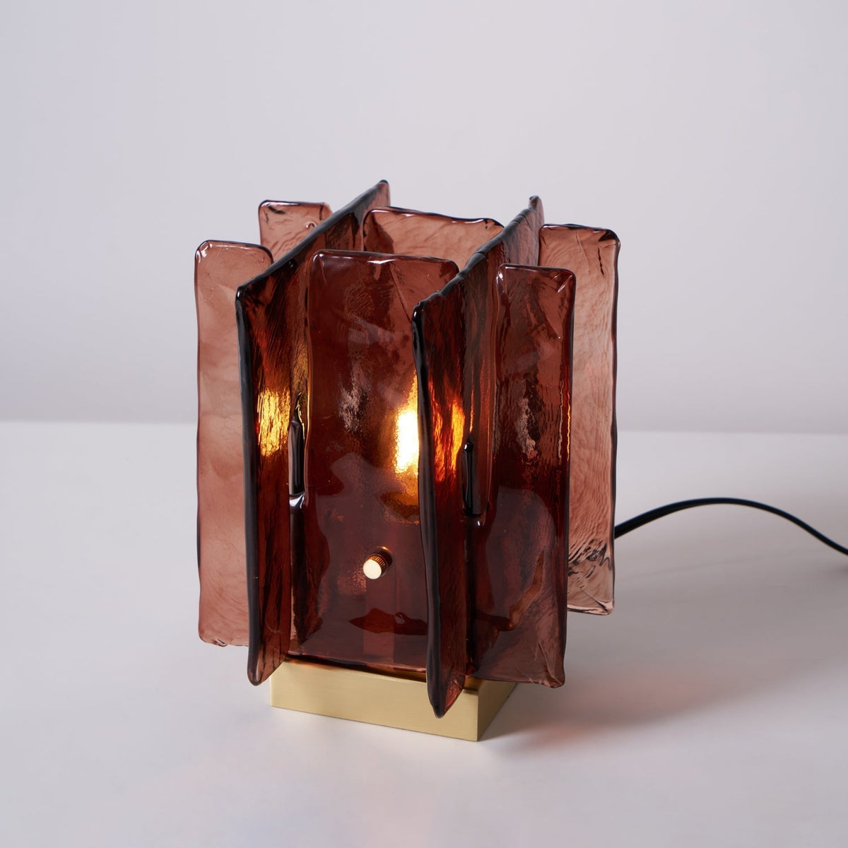 Avlaear Kunstglas tafellamp van glas