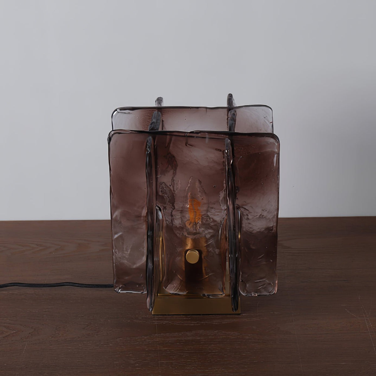 Avlaear Kunstglas tafellamp van glas