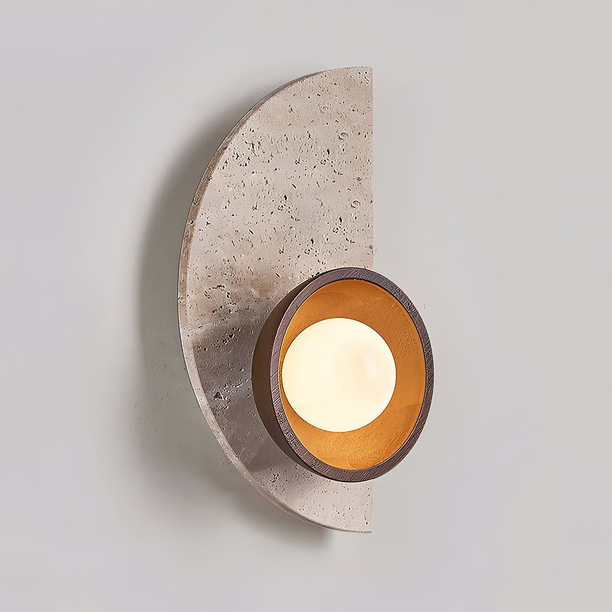 Dvaluvyi wandlamp travertin Individual Creativity