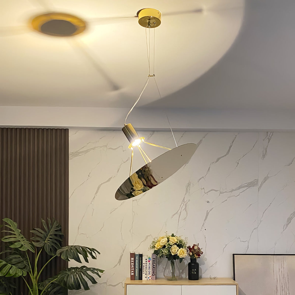 Brio staal Minimalistische hanglamp