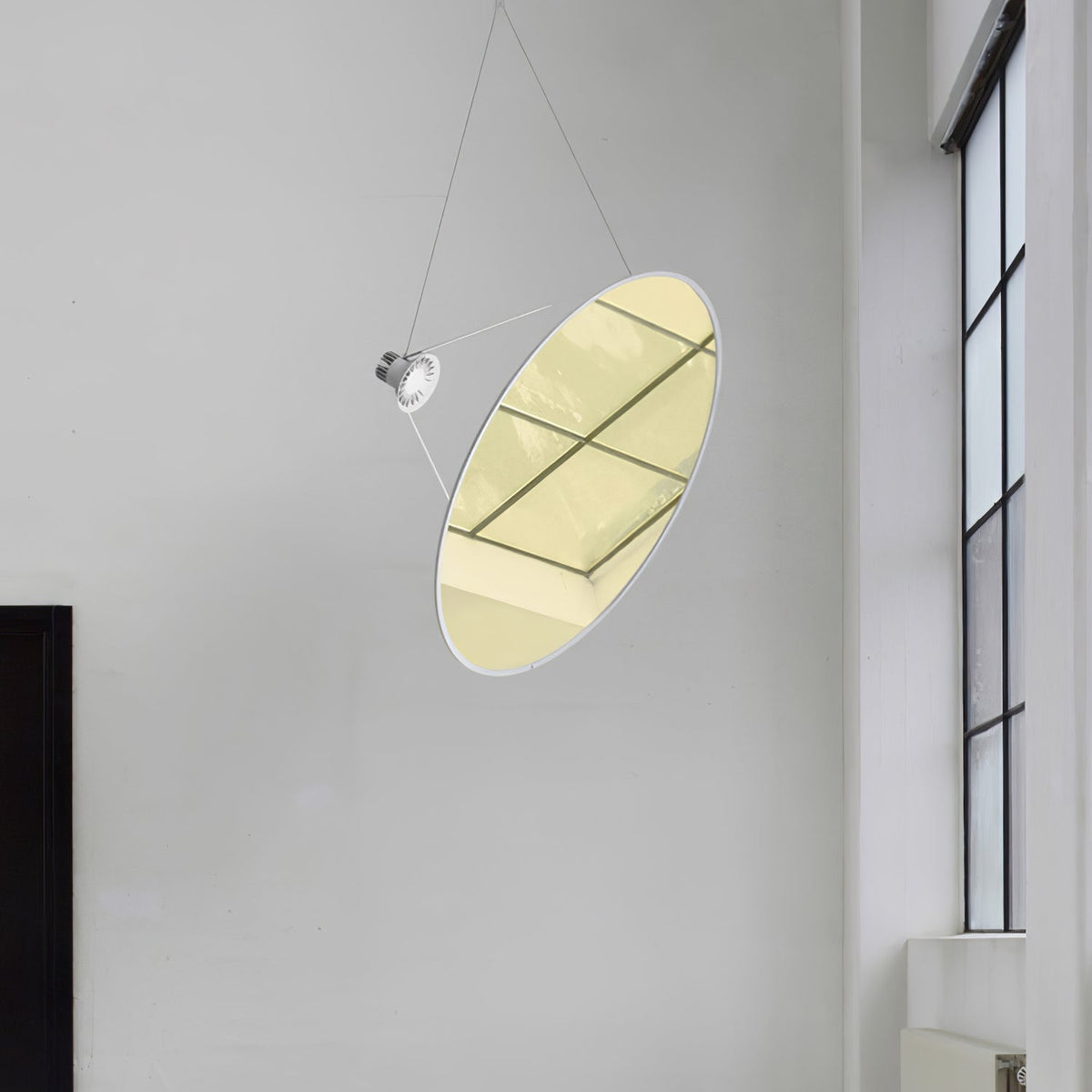 Brio staal Minimalistische hanglamp