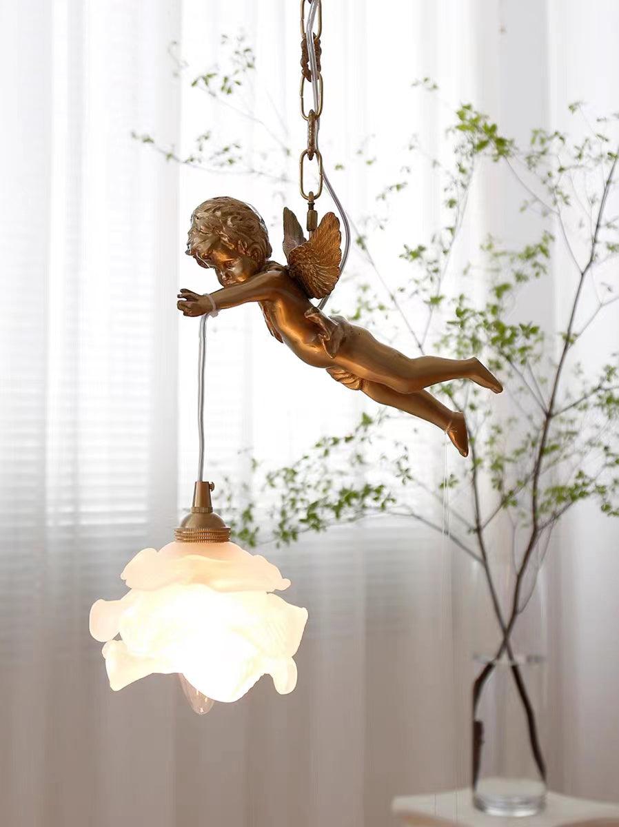 Solene hanglamp van messing