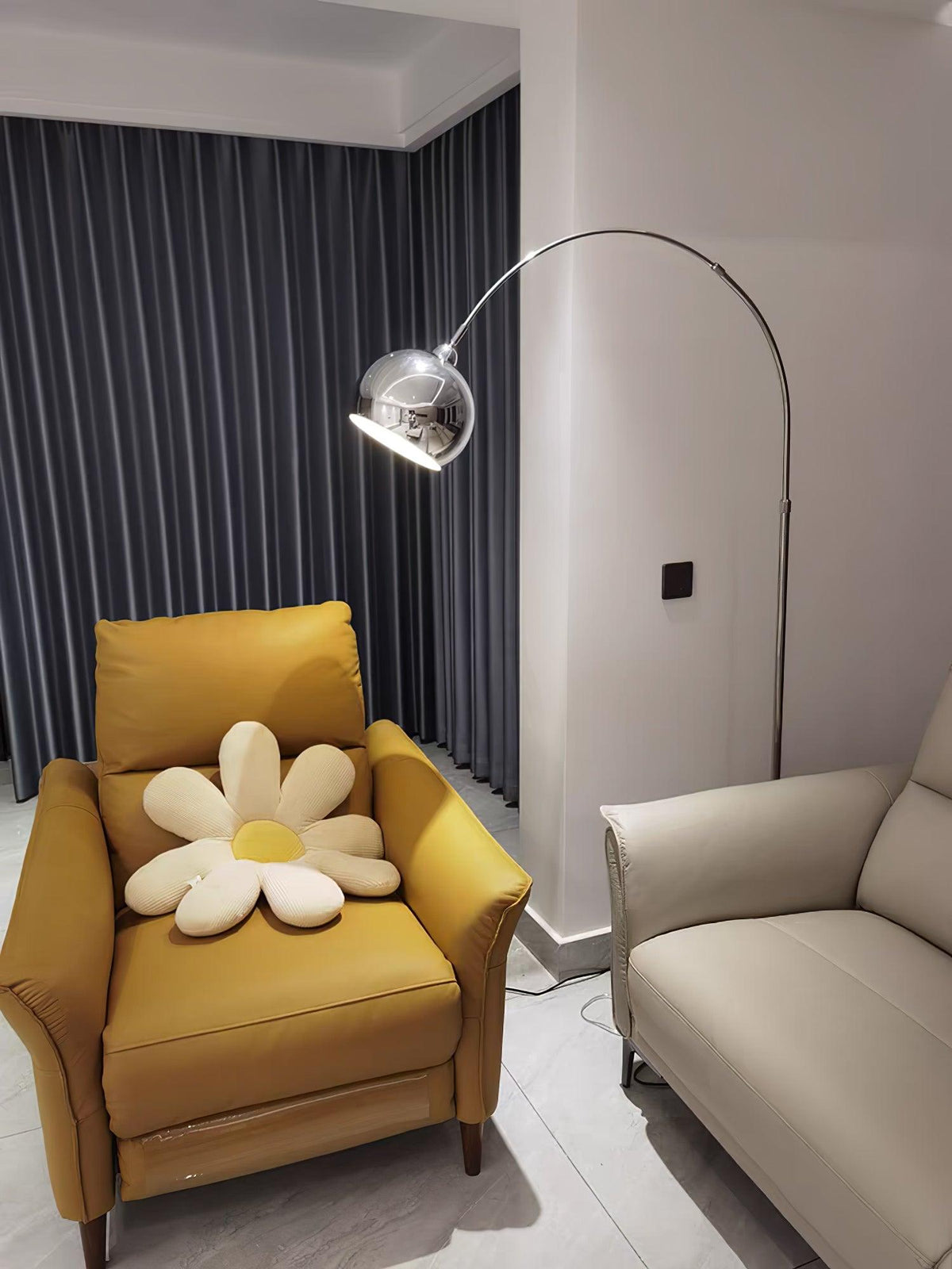 Opal Minimalistische vloerlamp
