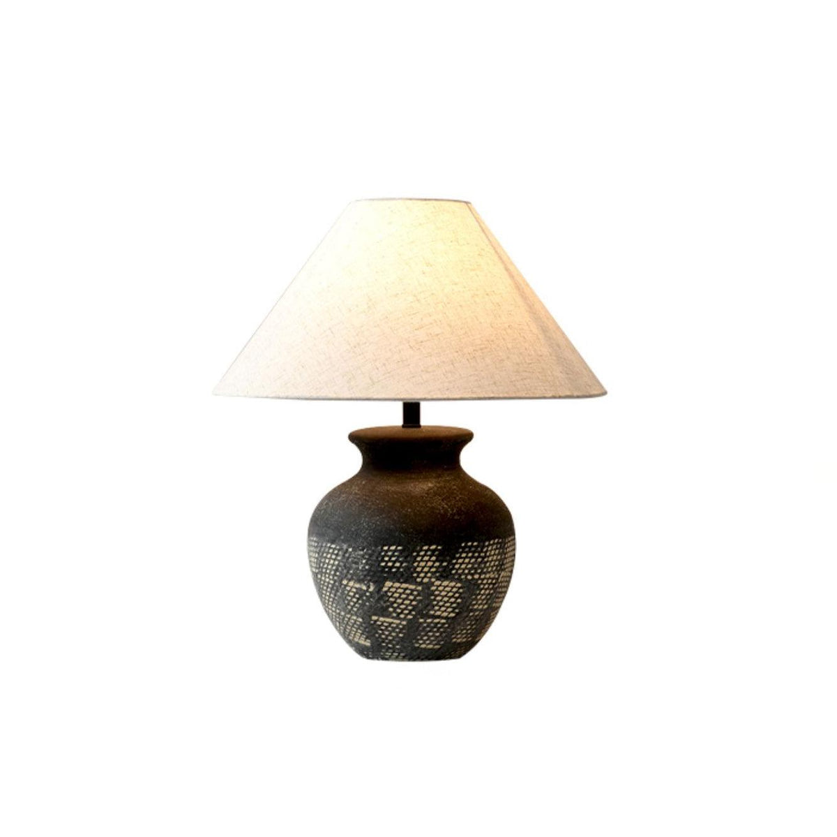 Crin Minimalistische tafellamp van keramiek