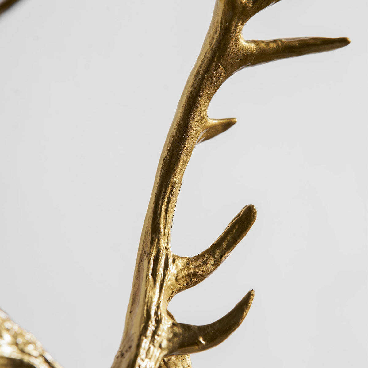 Antler kristallen wandlamp
