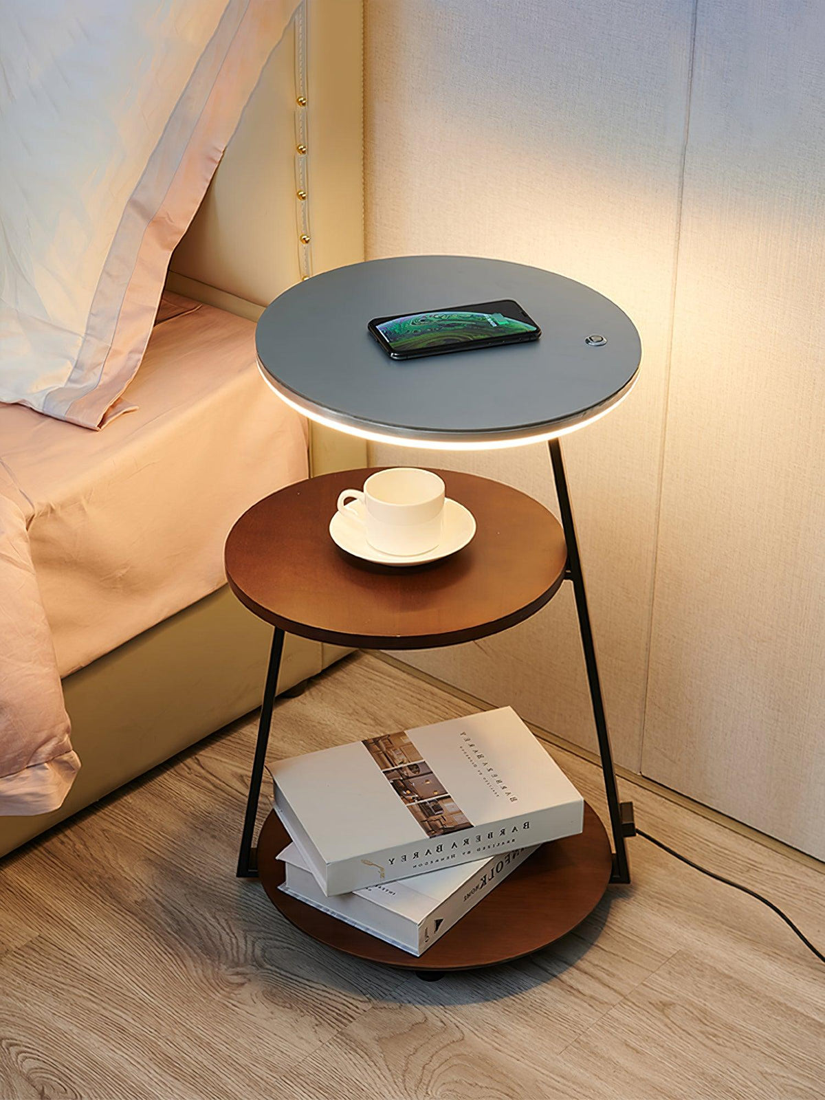 Mard Houten Moderne vloerlamp