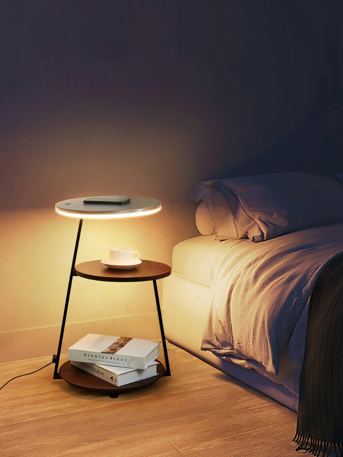 Mard Houten Moderne vloerlamp