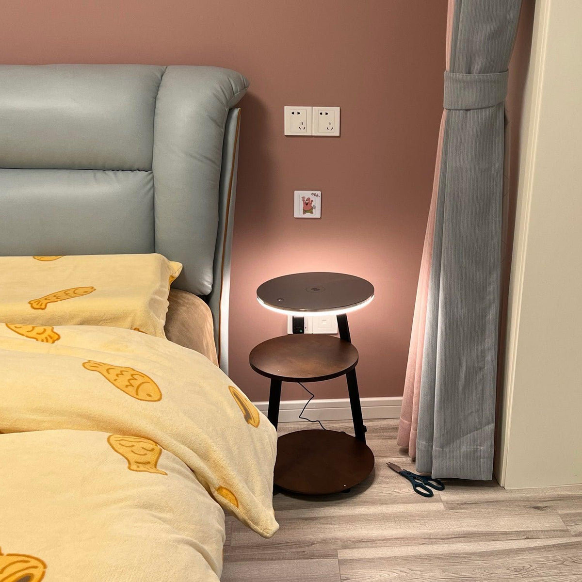 Mard Houten Moderne vloerlamp