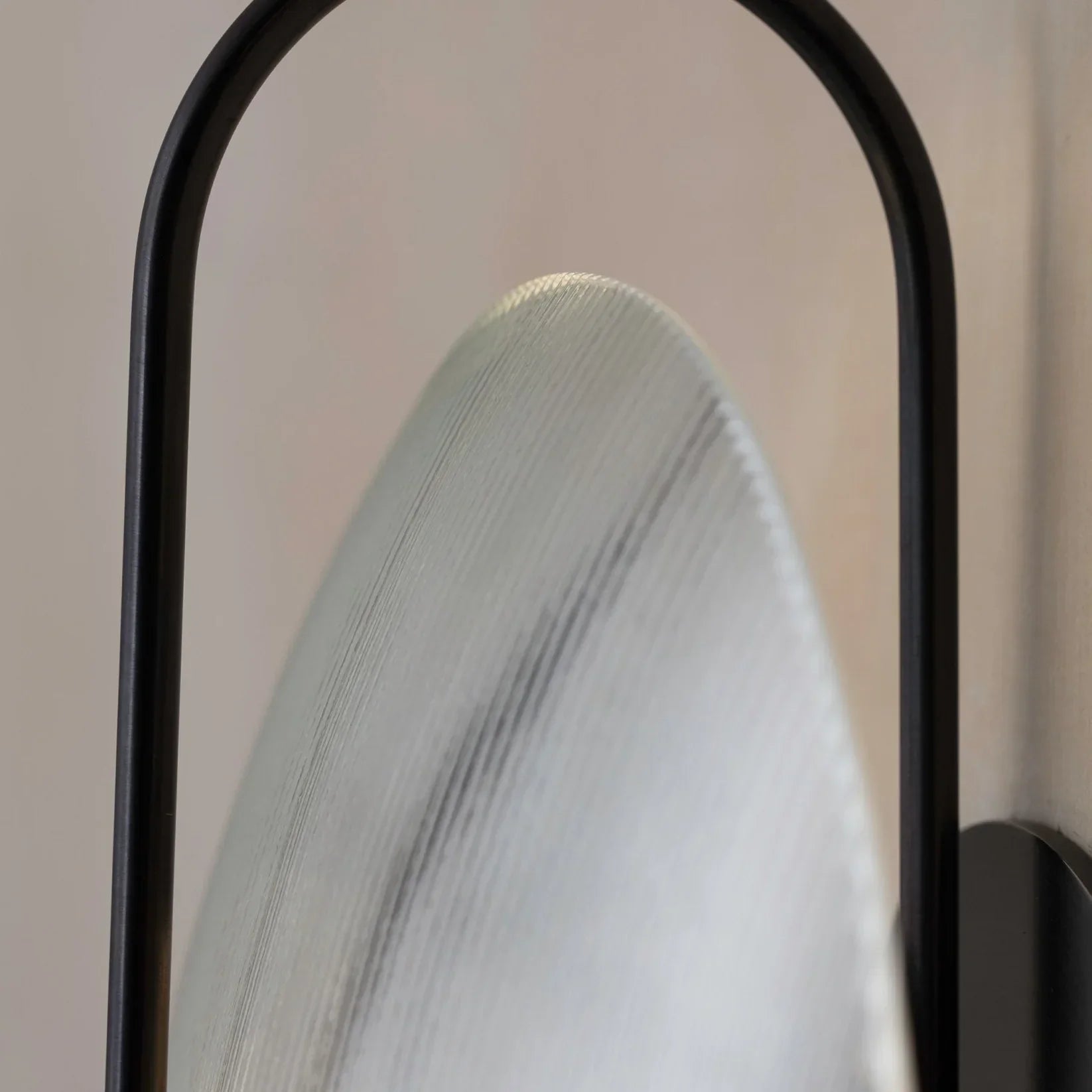 Elif Modern Zwart Goud Metaal Glas Wandlamp Eetkamer Slaapkamer