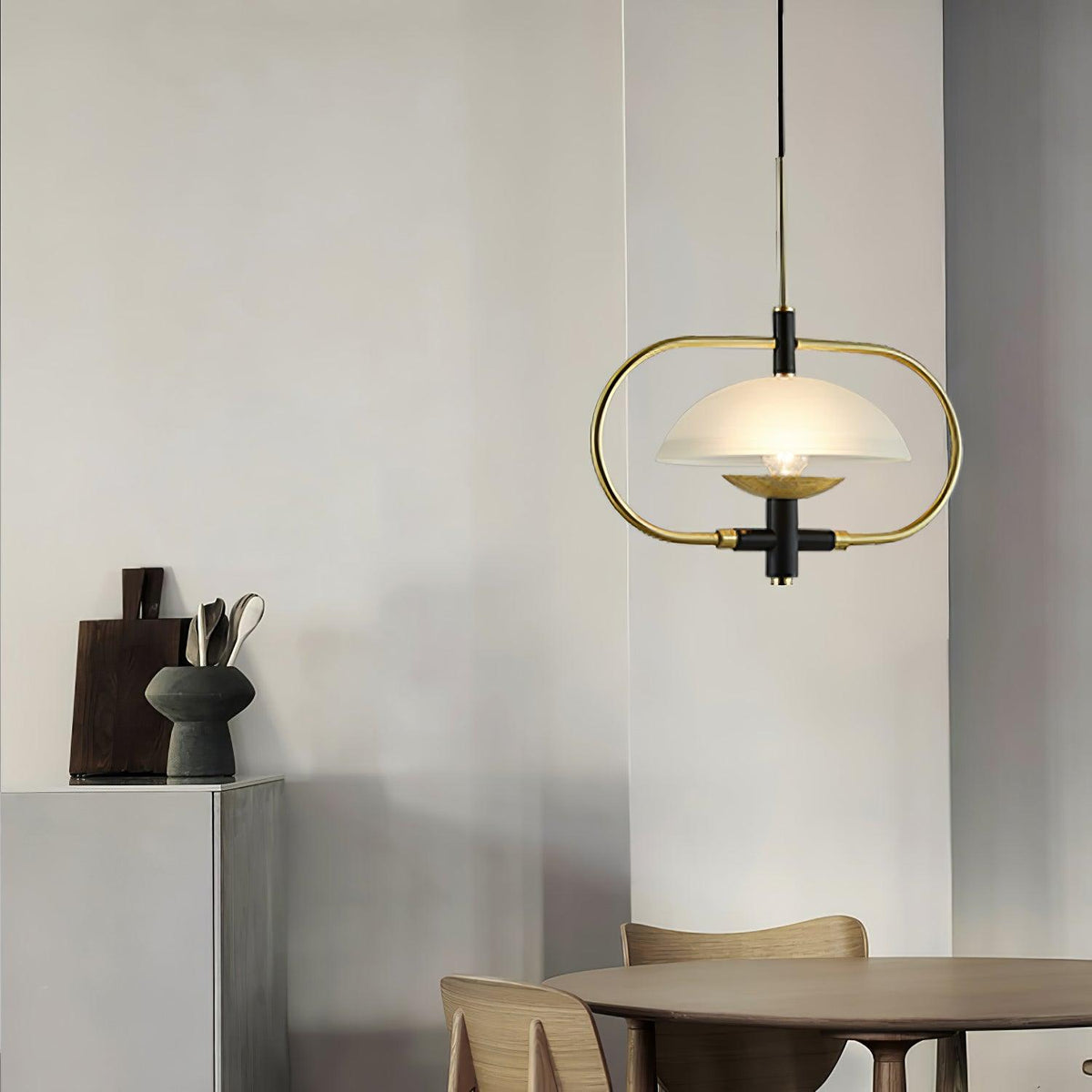 Cuvenara Noordse kunst klassieke glas hanglamp