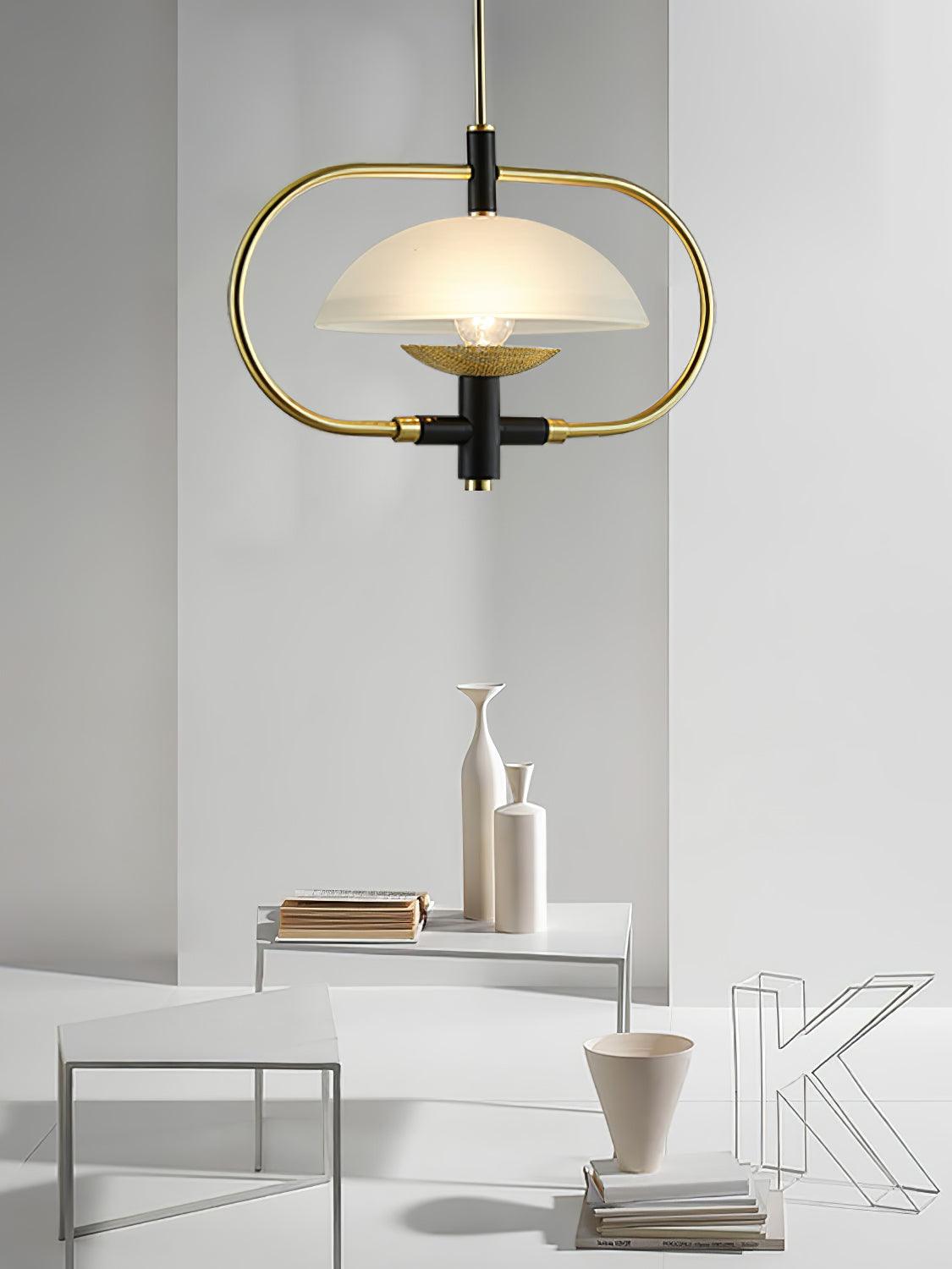 Cuvenara Noordse kunst klassieke glas hanglamp