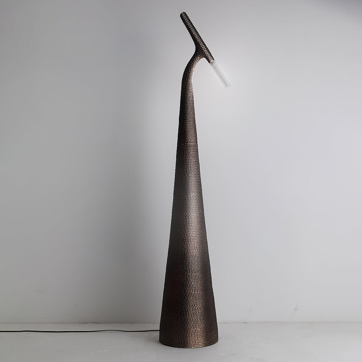 Sysolyra vloerlamp van hars van textuurhars