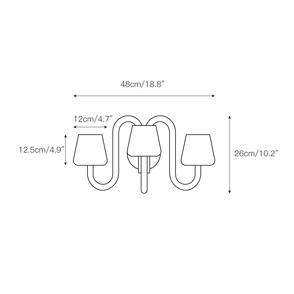 Norduvyi Moderne minimalistische wandlamp van aluminium