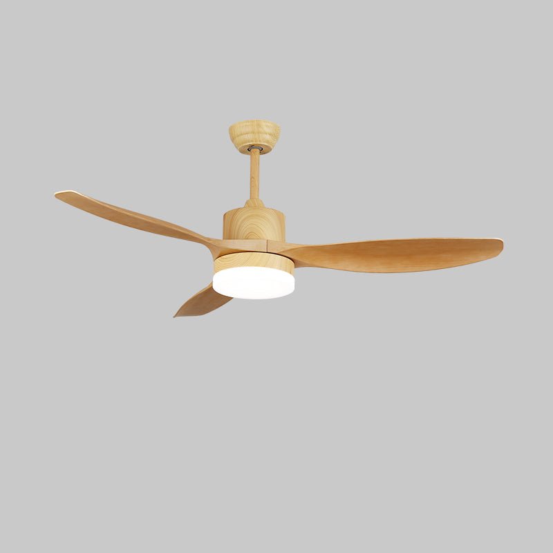 Arysen minimalistisch houten plafondventilator met verlichting