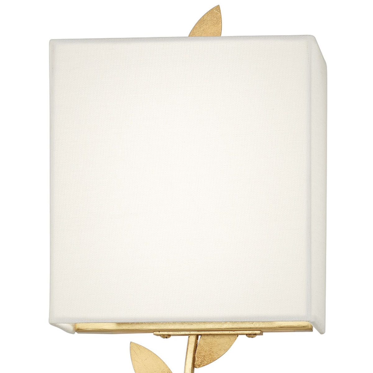 Plotuvyo Moderne minimalistische wandlamp met messing afwerking en stoffen kap