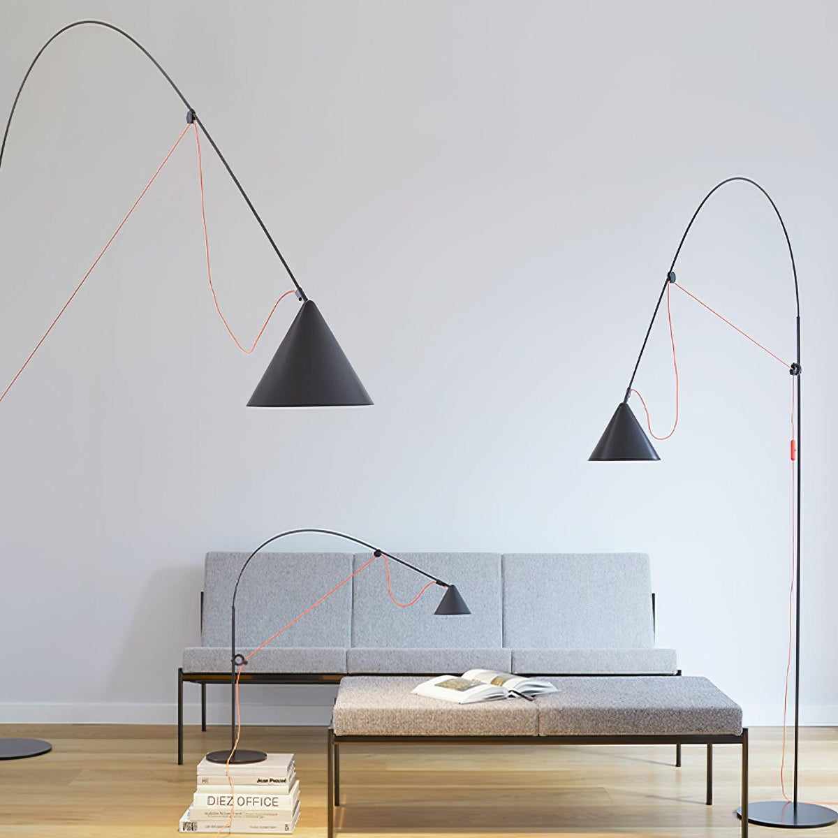 Aurzoril industriële vloerlamp