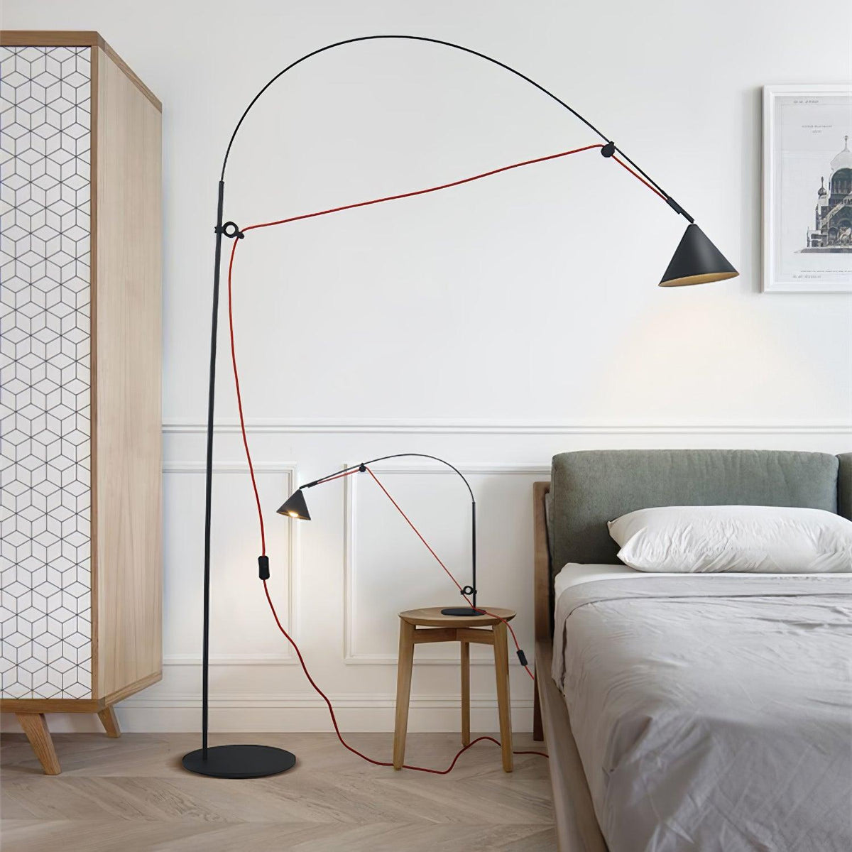 Aurzoril industriële vloerlamp