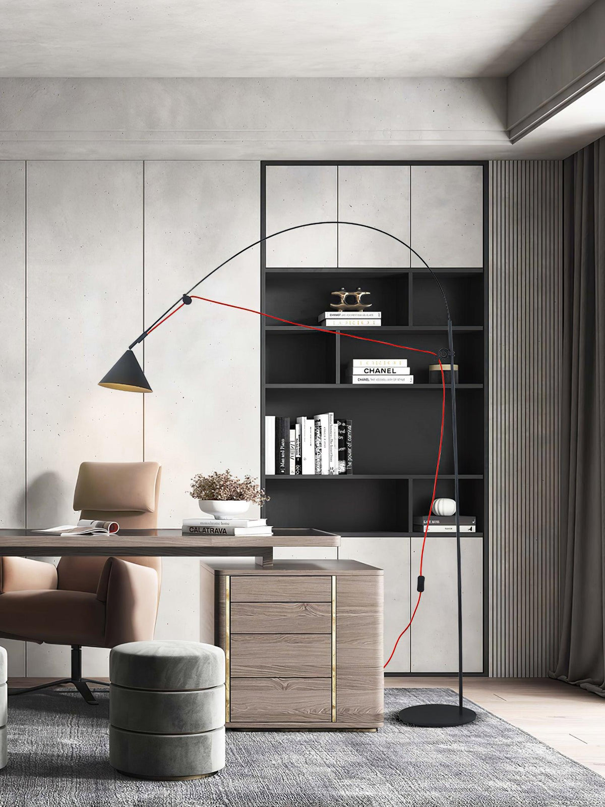 Aurzoril industriële vloerlamp